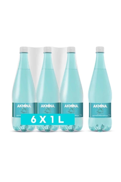 Akmina Sade Maden Suyu 1 Lt X 6 Adet ürün görseli 1