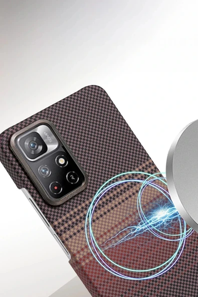 LitaeTrend Xiaomi Redmi Note 12 Pro 4G Vega Magsafe Kapak - Çöl Titanyum - Resim 3