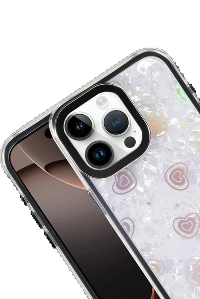 LitaeTrend Apple iPhone 14 Pro Max Lumi Desenli Kapak - Siyah - Resim 2