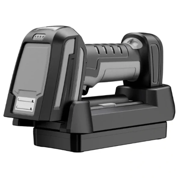 Perkon Tıger Rs56 2d 2.4ghz 300m + Bt+usb Kablosuz Ultra Dayanıklı Ip67 Endüstriyel Barkod Okuyucu + Cradle ürün görseli