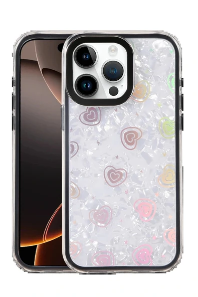 LitaeTrend Apple iPhone 14 Pro Max Lumi Desenli Kapak - Siyah ürün görseli 1