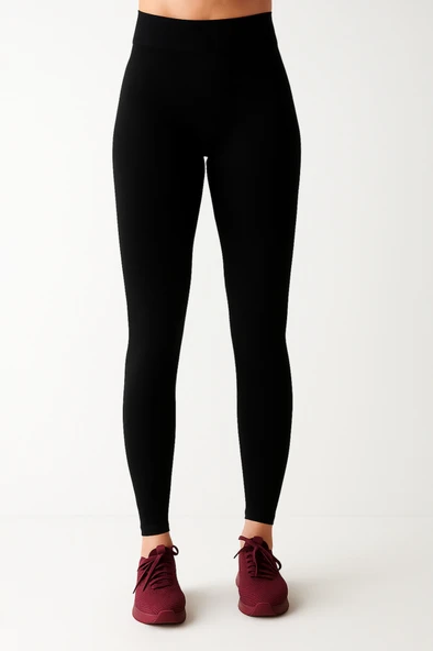 Siyah Fitilli Pucka Tayt - Resim 2