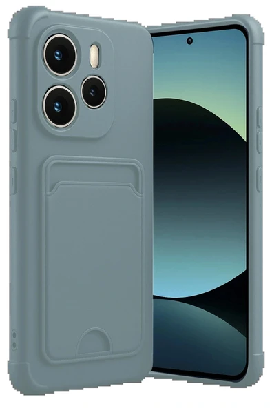 LitaeTrend Xiaomi Redmi Note 14 4G Kelvin Kartvizitli Silikon - Açık Yeşil ürün görseli 1