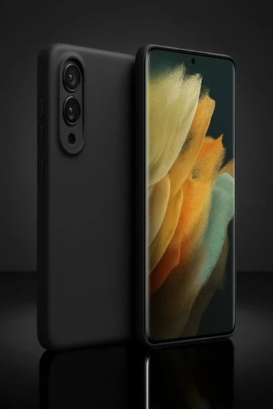 LitaeTrend Samsung Galaxy S25 Edge First Silikon - Bordo - Resim 3