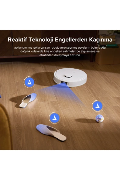 Roborock Qrevo L Akıllı Robot Süpürge - Beyaz - Resim 5