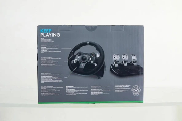 Logitech G920 Driving Force + Shifter Direksiyon Seti Outlet - Resim 6
