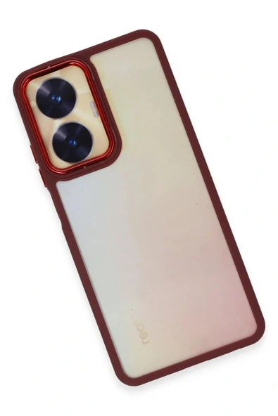 LitaeTrend Realme C55 Kılıf Dora Kapak - Kırmızı - Resim 4