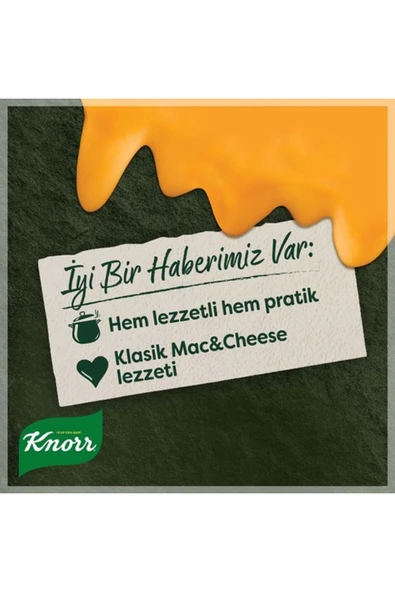 Knorr Çabuk Mac And Cheese Peynirli Makarna 212 gr - Resim 5