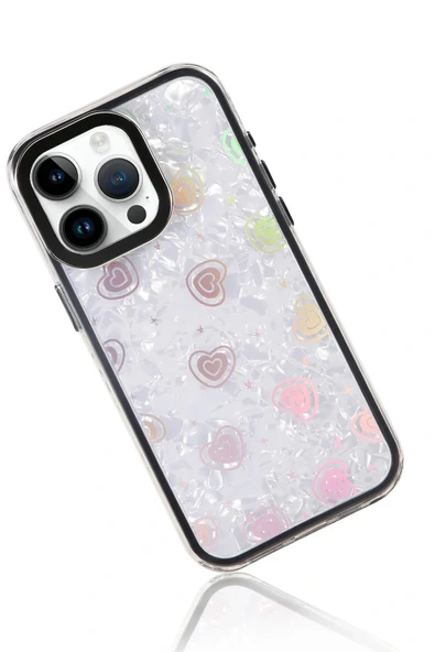 LitaeTrend Apple iPhone 16 Pro Max Lumi Desenli Kapak - Siyah - Resim 4