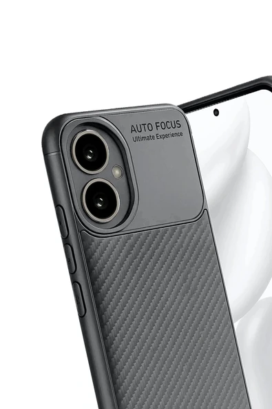 LitaeTrend Honor 400 Kılıf Auto Focus Karbon Kapak - Gri - Resim 2