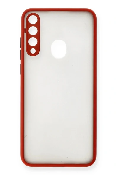 LitaeTrend Huawei Y6P Kılıf Montreal Silikon Kapak - Kırmızı ürün görseli 1