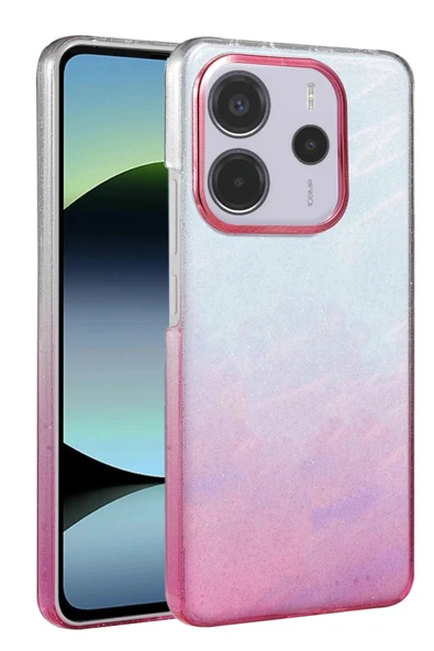 LitaeTrend Xiaomi Redmi Note 14 4G Glossy Kapak - Pembe ürün görseli 1