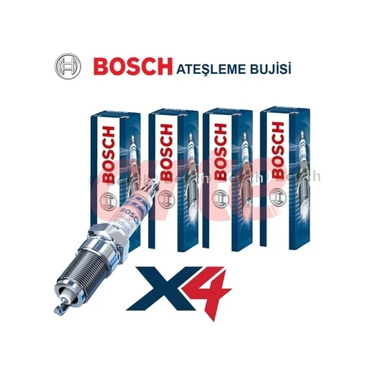 Ford Focus 3 1.6 Ti-VCT (2011–2018) Uyumlu | Bosch LPG İridyum Buji Takımı | 4 Adet | %100 Orijinal ürün görseli 1