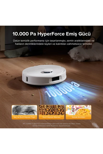 Roborock Qrevo L Akıllı Robot Süpürge - Beyaz - Resim 2