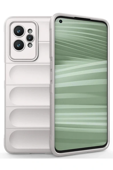 LitaeTrend Realme GT2 Pro 5G Kılıf Optimum Silikon - Krem ürün görseli 1