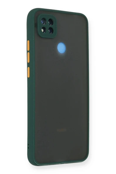 LitaeTrend Xiaomi Redmi 9C Kılıf Montreal Silikon Kapak - Yeşil - Resim 2