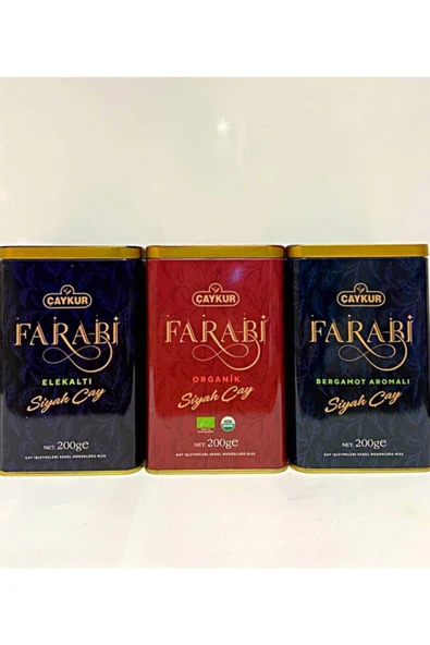 organikbakal bakma al Hediyelik Farabi Elekaltı, Bergamotlu Ve Organik Çay 200 Grx3 (teneke Kutu) ürün görseli 1