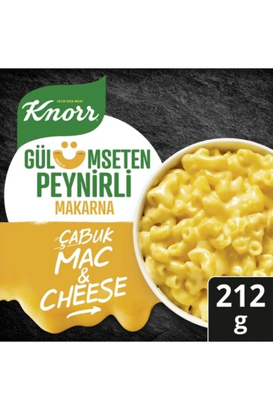Knorr Çabuk Mac And Cheese Peynirli Makarna 212 gr ürün görseli