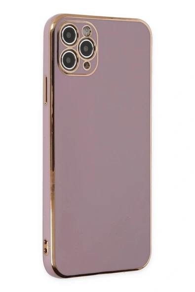 LitaeTrend iPhone 11 Pro Max Kılıf Volet Silikon - Mor ürün görseli 1