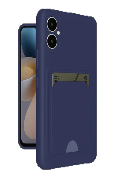 LitaeTrend Samsung Galaxy A05 Kelvin Kartvizitli Silikon - Lacivert ürün görseli 1