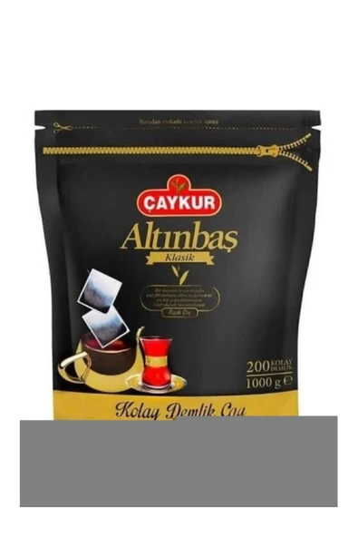 Çaykur Altınbaş Klasik Siyah Kolay Demlik Poşet Çay 200 X 5 G ürün görseli 1