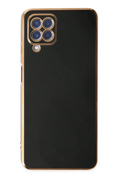 LitaeTrend Samsung Galaxy A12 Kılıf Volet Silikon - Siyah - Resim 2