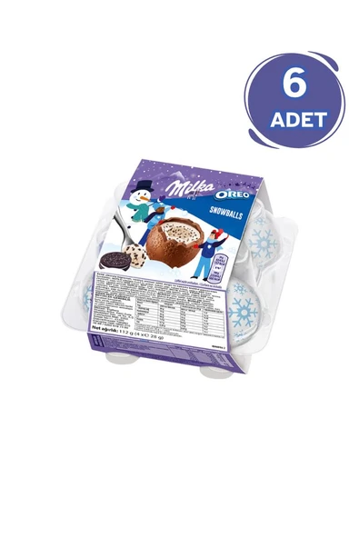 Milka Oreolu Yılbaşı Yumurtası 112G (4 x 28G)- 6 Adet ürün görseli 1