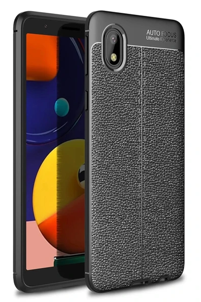 LitaeTrend Samsung Galaxy A01 Core Kılıf Auto Focus Kapak - Siyah ürün görseli 1