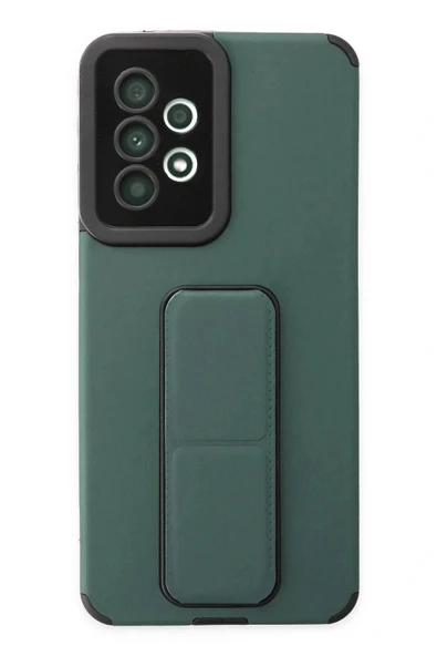 LitaeTrend Samsung Galaxy A33 5G Kılıf Mega Standlı Silikon - Yeşil ürün görseli 1