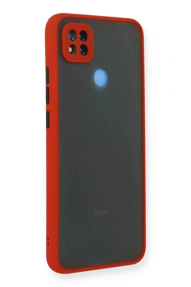 LitaeTrend Xiaomi Redmi 9C Kılıf Montreal Silikon Kapak - Kırmızı - Resim 2