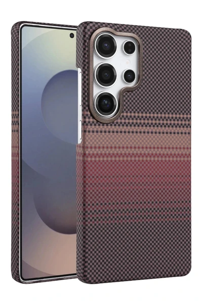 LitaeTrend Samsung Galaxy S24 Ultra Vega Magsafe Kapak - Çöl Titanyum ürün görseli 1