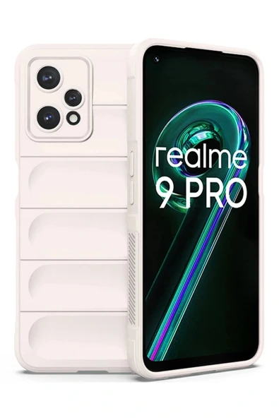 LitaeTrend Realme 9 Pro 5G Kılıf Optimum Silikon - Krem ürün görseli 1
