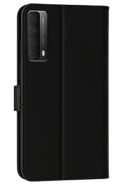 LitaeTrend Huawei P Smart 2021 Kılıf Trend S Plus Kapaklı Kılıf - Siyah - Resim 4