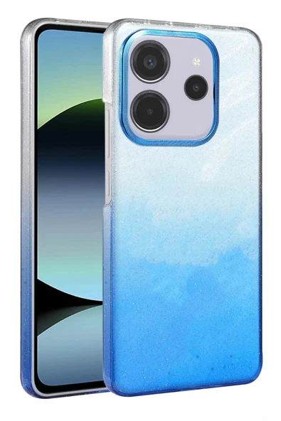 LitaeTrend Xiaomi Redmi 12 Glossy Kapak - Mavi ürün görseli 1