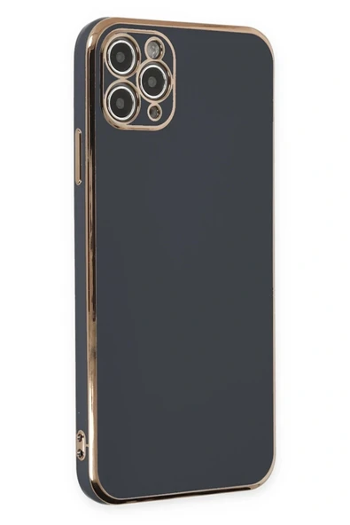 LitaeTrend iPhone 11 Pro Max Kılıf Volet Silikon - Siyah ürün görseli 1