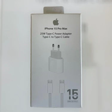 ORJİNAL İPHONE 25W TYPE-C TYPE-C SARJ BAŞLIGI VE CABLE ürün görseli