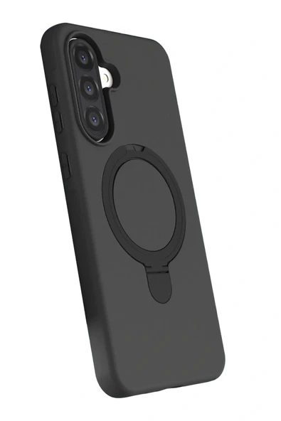 LitaeTrend Samsung Galaxy A26 Regal Magsafe Standlı Kapak - Siyah - Resim 3