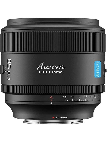 Sirui Aurora Af 85MM F1.4 Lens Nikon z-Mount ürün görseli