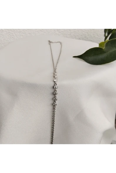 925 Ayar Gümüş Zirkon Taşlı ve Otantik Detay Şahmeran Kadın Bileklik- Şık Tasarım (Küre Model) - Resim 3