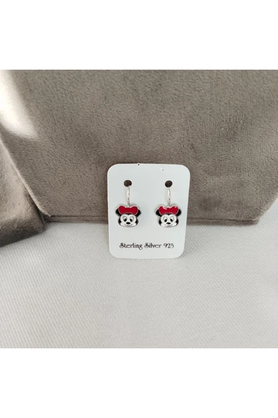 926 Ayar Gümüş Çocuk Küpesi– Zarif ve Güvenli Tasarım Model 2 - Resim 3