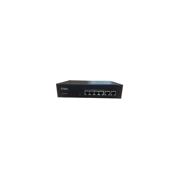 0665P 4 Portlu, 10/100 Fast Ethernet, Tak Çalıştır Switch, 2 Fast Ethernet Uplink ürün görseli