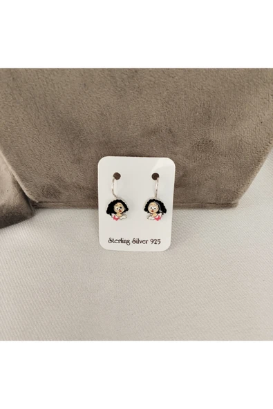 933 Ayar Gümüş Çocuk Küpesi– Zarif ve Güvenli Tasarım Model 10 - Resim 3