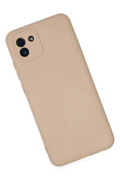 LitaeTrend Samsung Galaxy A03 Kılıf Nano içi Kadife Silikon - Pudra - Resim 3