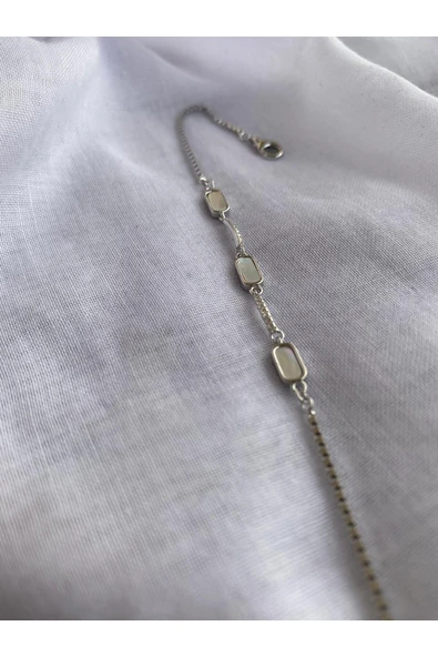 925 Ayar Gümüş Tasarımlı Genç/Yetişkin Kadın Bilekliği - Şık Tasarım ürün görseli 1