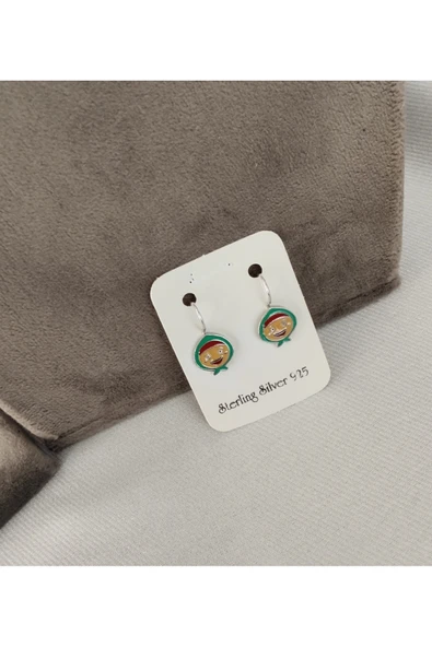 929 Ayar Gümüş Çocuk Küpesi– Zarif ve Güvenli Tasarım Model 6 - Resim 3