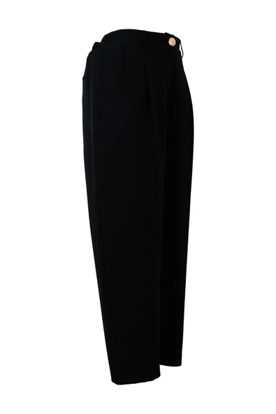 5567 SENTEZ PANTOLON ROMA ARKASI LASTİKLİ PİLELİ - Resim 3