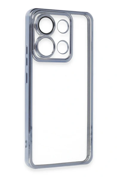 LitaeTrend Xiaomi Poco X6 Pro Kılıf Lensli Silikon - Açık Mavi ürün görseli 1