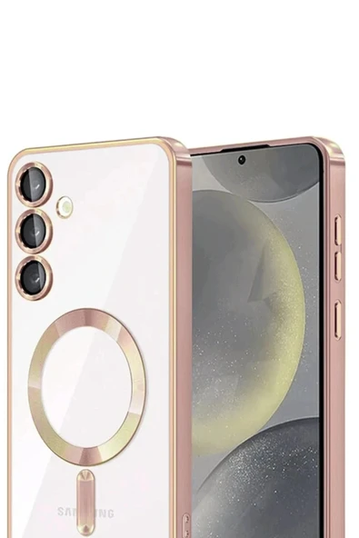 LitaeTrend Samsung Galaxy A36 Kross Magneticsafe Kapak - Rose - Resim 2