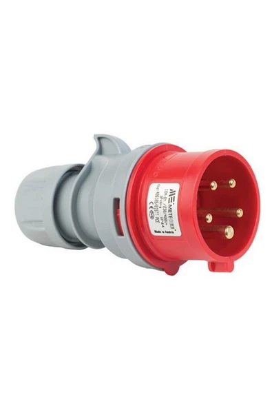 Mete Enerji 406105 5x16a. Ip44 Düz Fiş ürün görseli 1