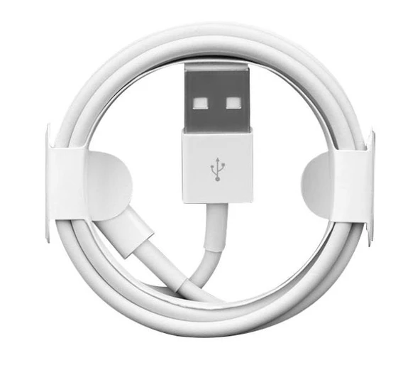 PDAteknoloji Lightning ile Uyumlu Kutusuz Kablo 1m Beyaz ürün görseli 1